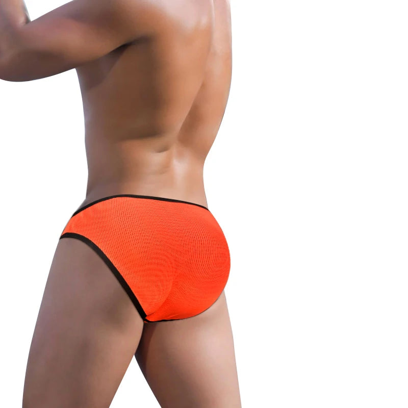 Men's Fluorescent Briefs | Pink, Green & Orange | M–XXL