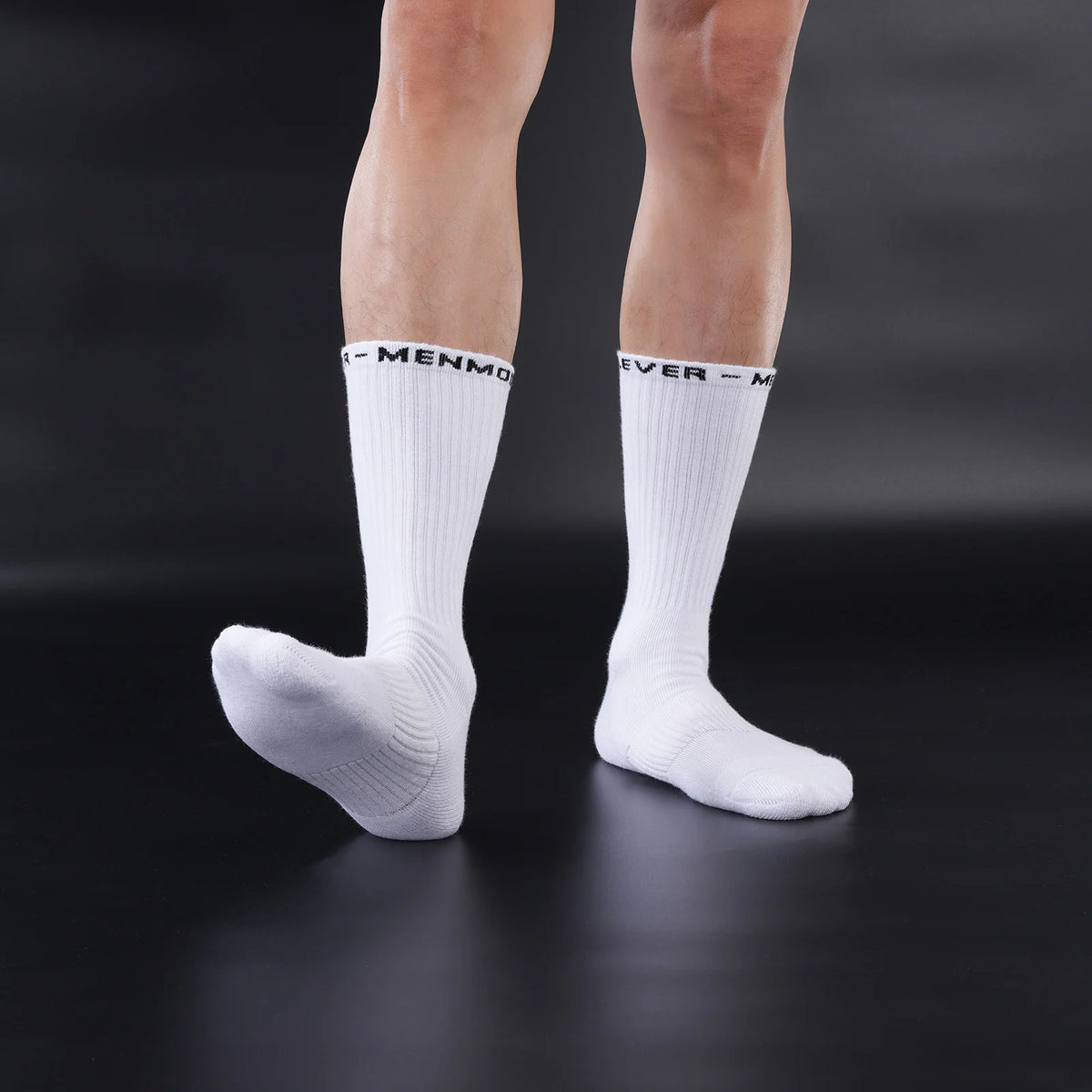 Terry Cushion Crew Socks – White | One Size | Cotton, Polyester & Spandex
