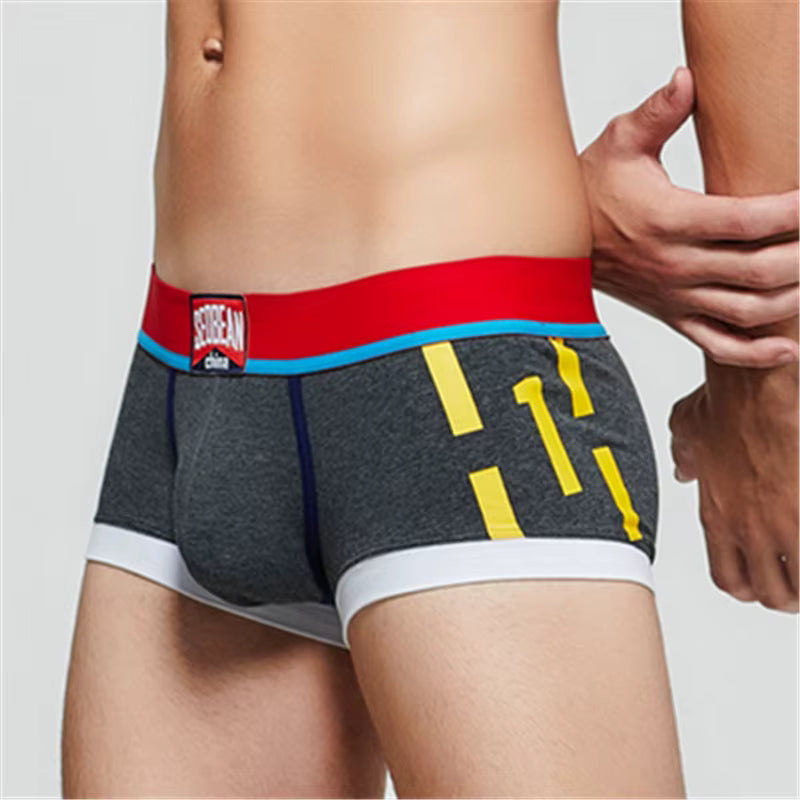 Low-Rise Cotton Boxer Briefs – 8 Colours | M–2XL | Cotton & Elastane