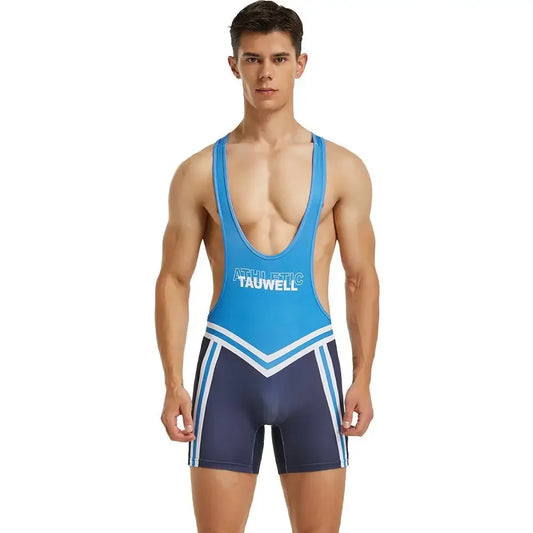 Multi-Colour Wrestling Suit – 3 Colours | M–2XL | Polyester & Lycra