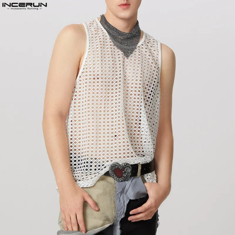 Mesh Grove Tank Top