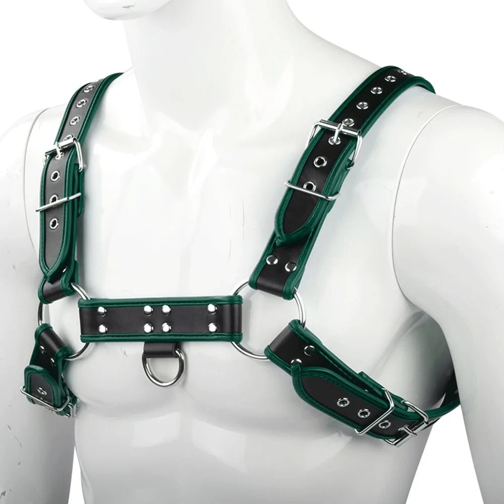Body Harness – 6 Colours | One Size | Faux Leather