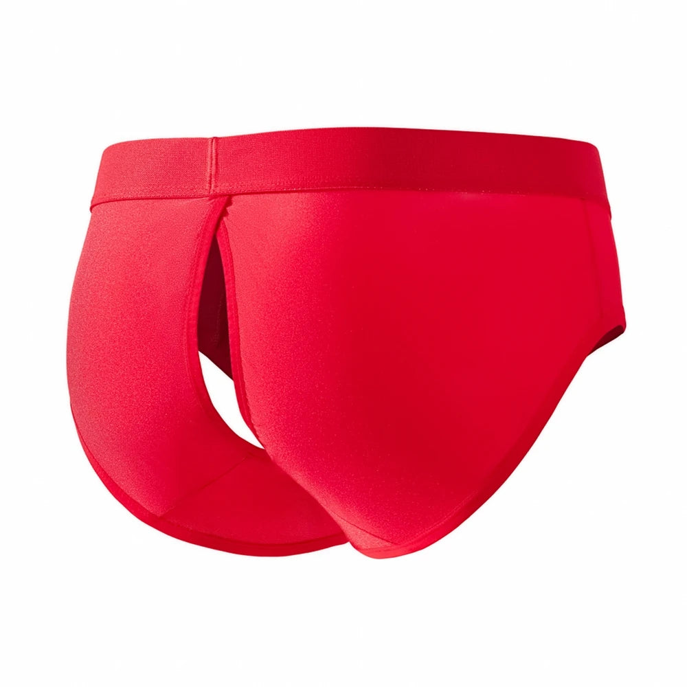 Strapless Hollow-Out Pouch Brief – 3 Colours | S–XL | Nylon & Spandex