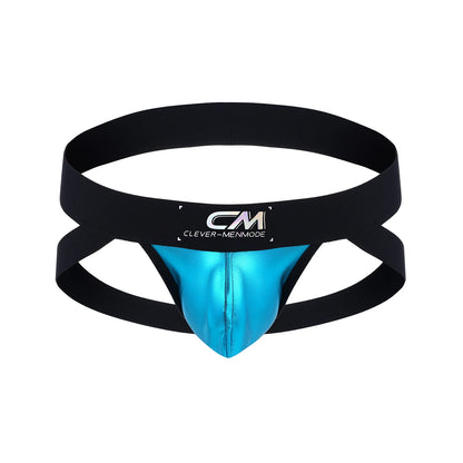 Faux Leather Jockstrap Thong – 2 Colours | M–XL | Polyester & Elastane