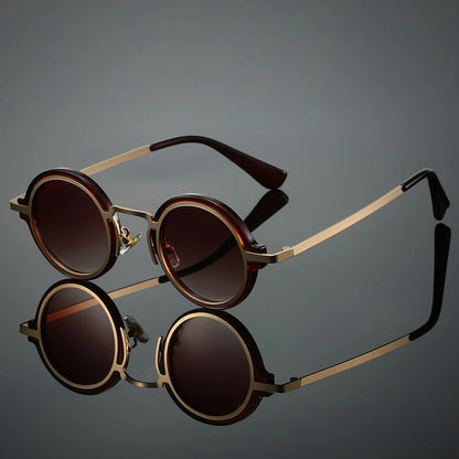 Photochromic Round Sunglasses – UV400 | 6 Colours | Alloy Frame