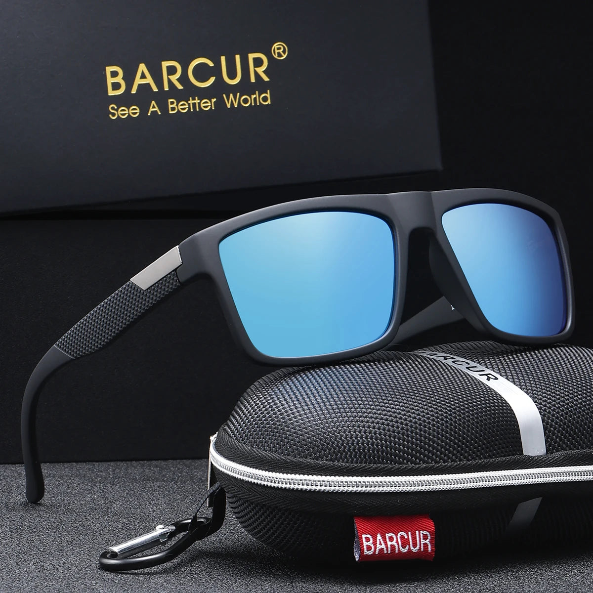 Polarised Square Sunglasses – 9 Colours | One Size | Polycarbonate & TAC