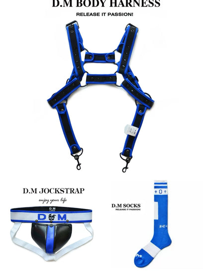 D.M. Harness, Jockstrap & Socks Set | 16 Styles | M–XXL