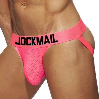 Neon Jockstrap – 4 Colours | M–2XL | Nylon & Mesh