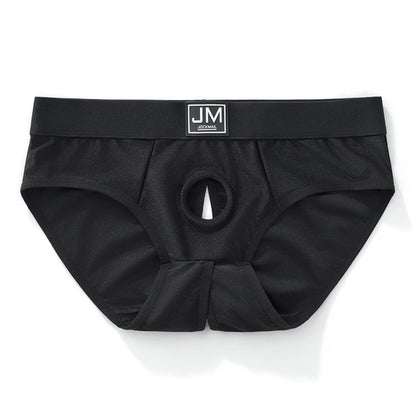 Strapless Hollow-Out Pouch Brief – 3 Colours | S–XL | Nylon & Spandex