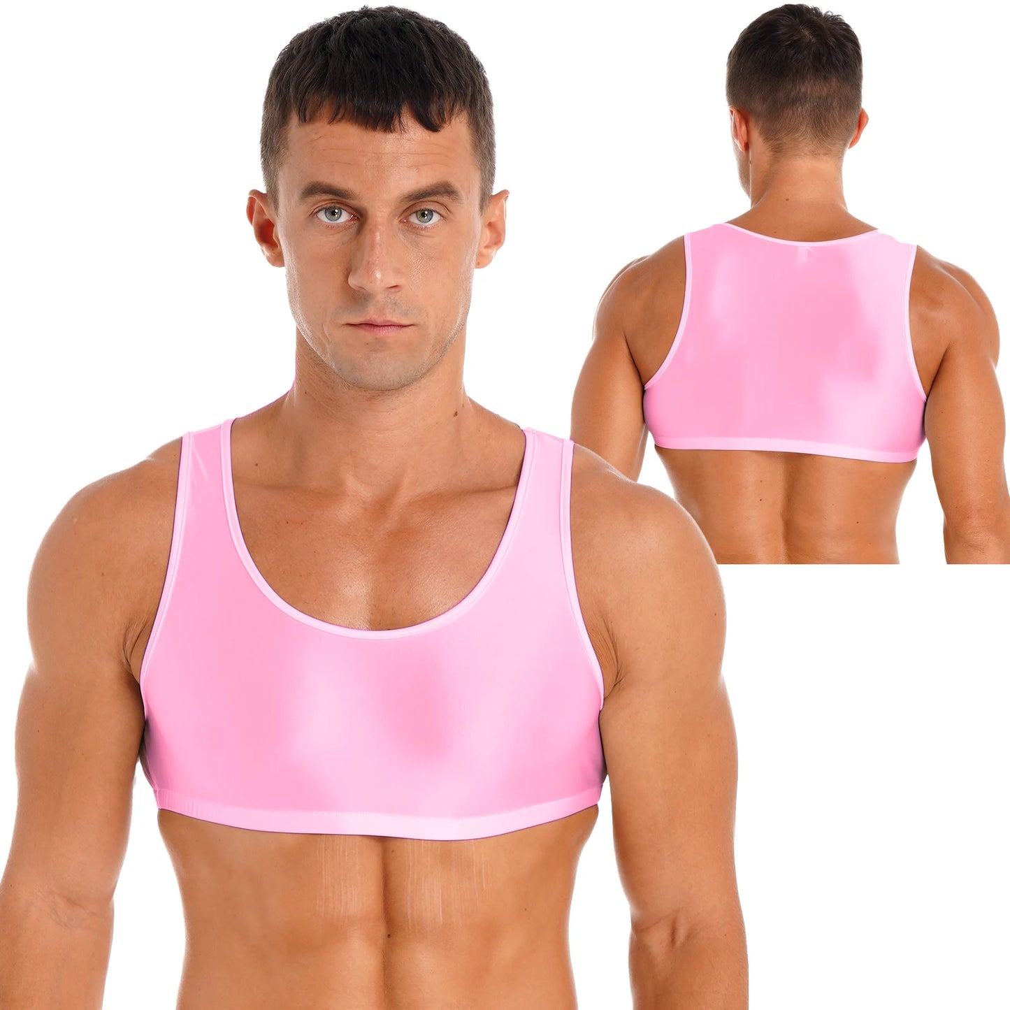 Men's Crop Top Tank | 9 Colours | M–XL