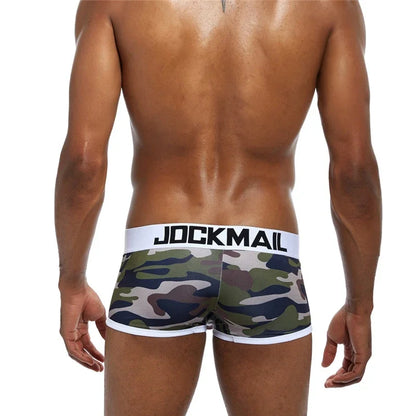 Quick-Dry Camo Boxer Short – 4 Colours | M–2XL | Nylon & Lycra