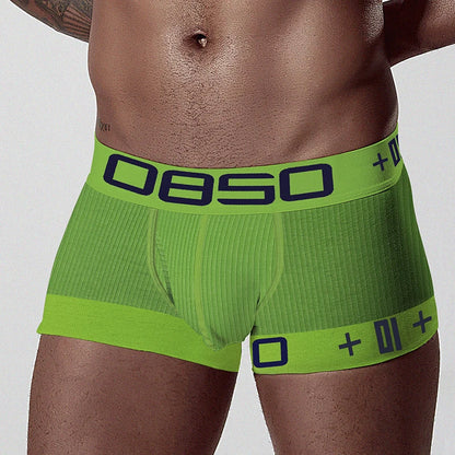 Ribbed Boxer Short – 6 Colours | M–2XL | Cotton & Lycra