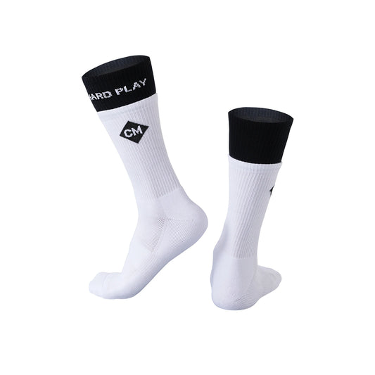 Terry Tube Socks – White | One Size (EU 39–46) | 83% Cotton