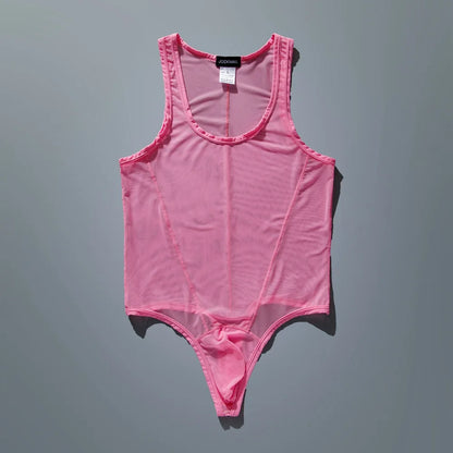 Jockmail Mesh Bodysuit Jockstrap – 6 Colours | M–XL | Nylon & Elastane