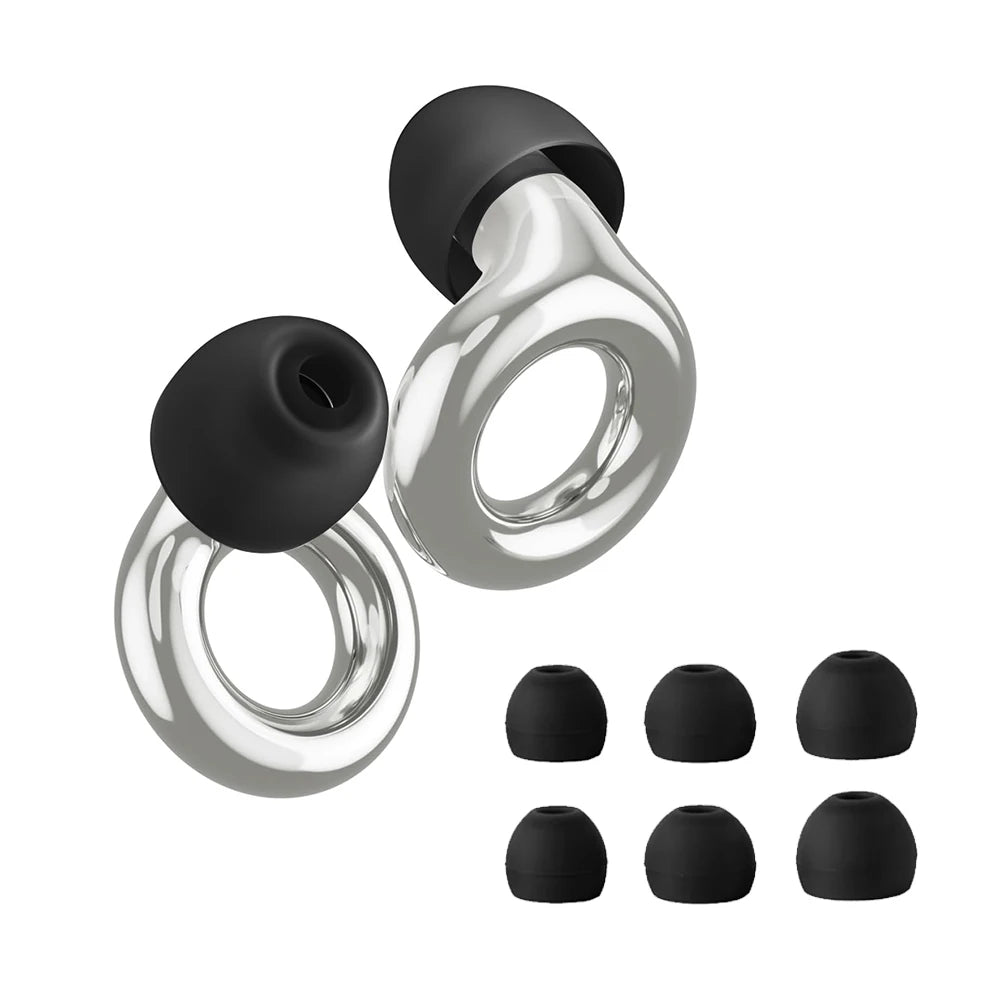 High-Fidelity Ear Plugs – 5 Colours | Reusable | 8 Ear Tips