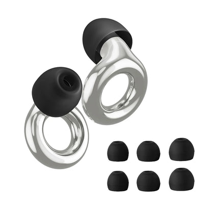 High-Fidelity Ear Plugs – 5 Colours | Reusable | 8 Ear Tips