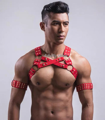 Chest Harness & Armband Set – 2 Colours | Polyester