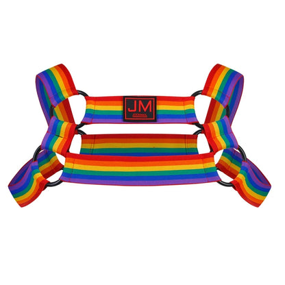 Jockmail Rainbow Body Harness | 2 Styles | One Size