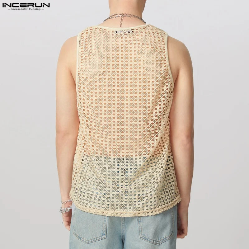 Mesh Grove Tank Top
