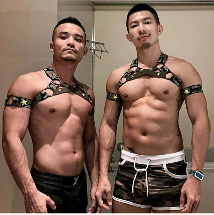 Pineapple-Wear Camouflage Nylon Harness | 4 Camo Styles | One Size