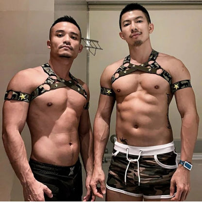 Pineapple-Wear Camouflage Nylon Harness | 4 Camo Styles | One Size