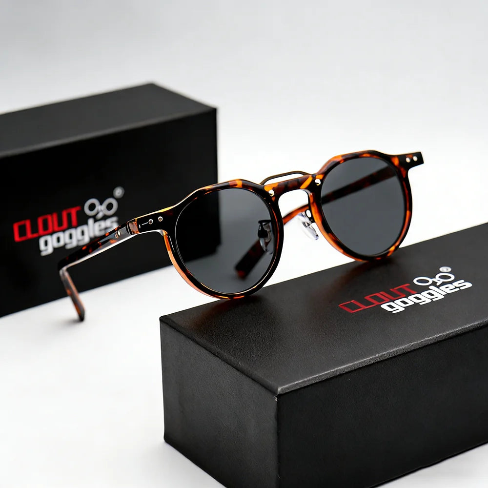 Double Beam Round Sunglasses – 5 Colours | One Size | Plastic