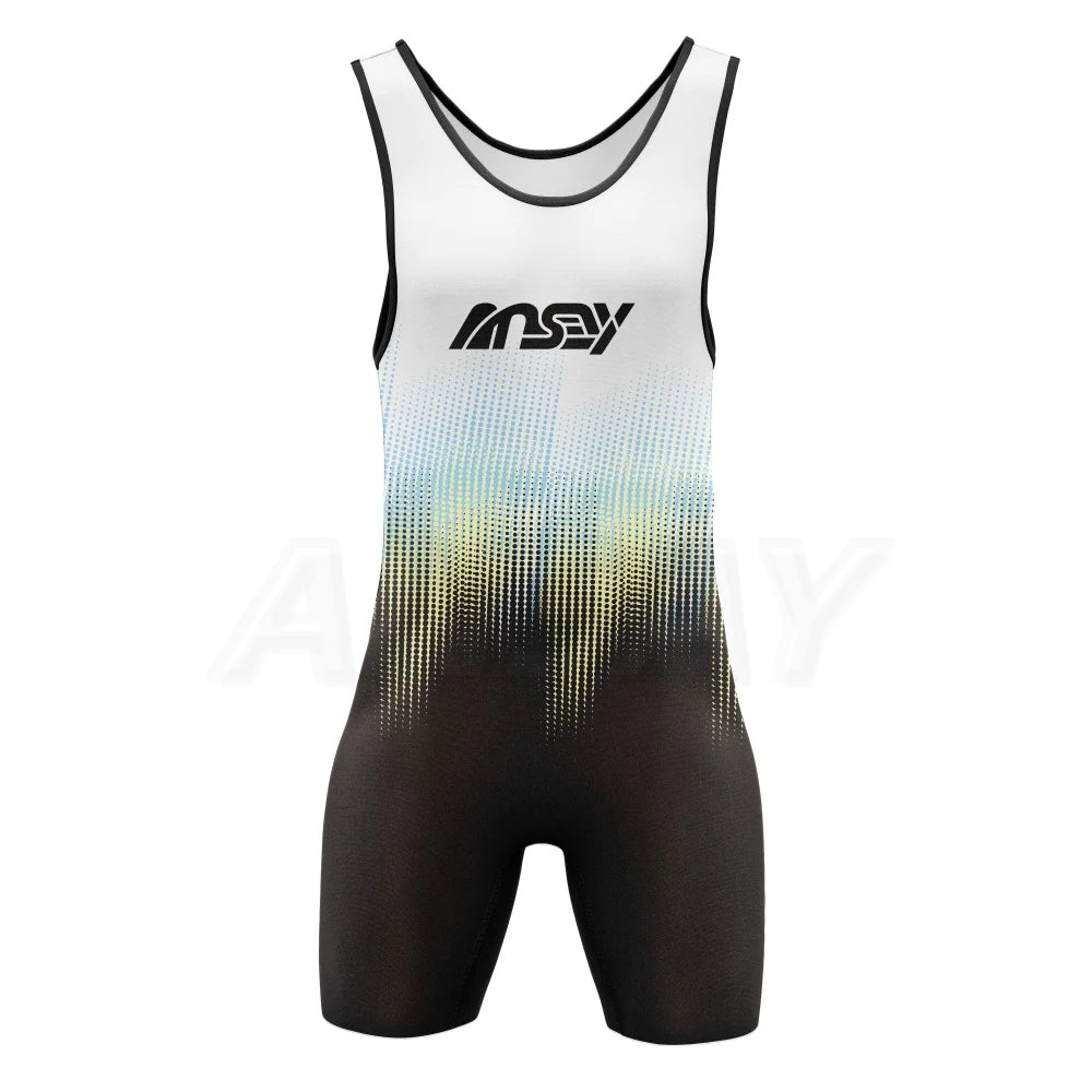 Performance Wrestling Singlet – 5 Colours | S–5XL | Polyester