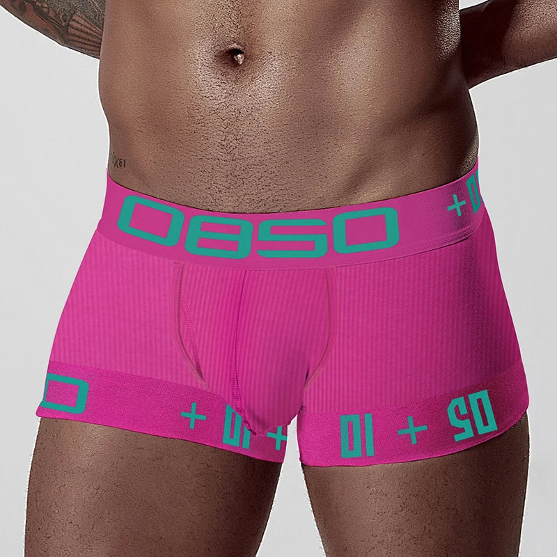 Ribbed Boxer Short – 6 Colours | M–2XL | Cotton & Lycra