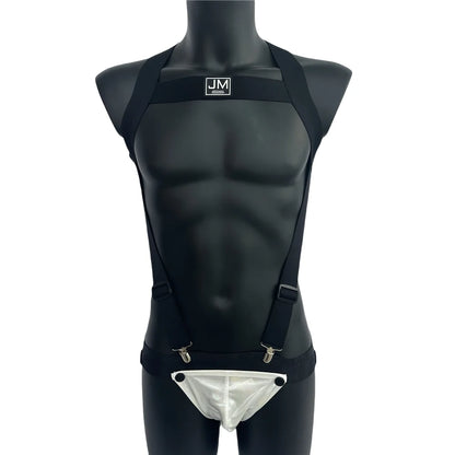 Harness & Jockstrap Set with Removable Pouch – 8 Colours | M–XL | Nylon & Elastane