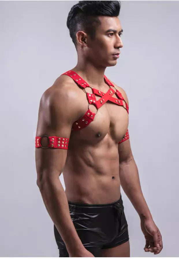Chest Harness & Armband Set – 2 Colours | Polyester