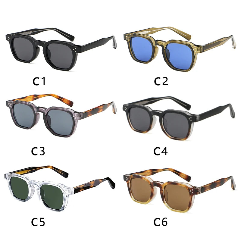 Vintage Square Sunglasses – 6 Colours | One Size | TAC Lens