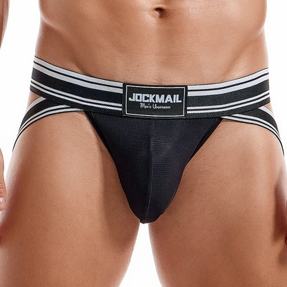 Wide-Waistband Jockstrap – 13 Colours | M–XXL | Nylon & Lycra