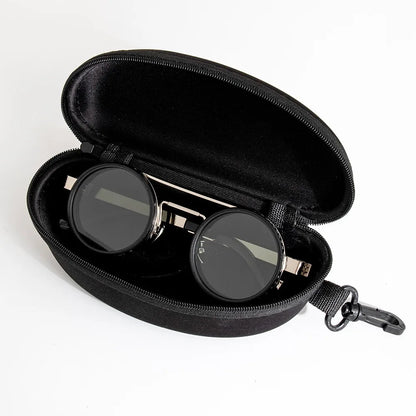 ND2-400 Adjustable Dimming Sunglasses – Black, Silver & Gold | One Size | Polarized & UV400