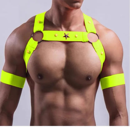 Chest Harness – 9 Colours | One Size | Elastane