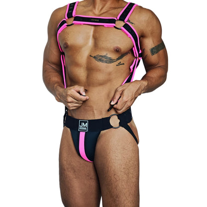 Neoprene Harness & Jockstrap Set – 7 Colour Combos | One Size | DIY Mix & Match