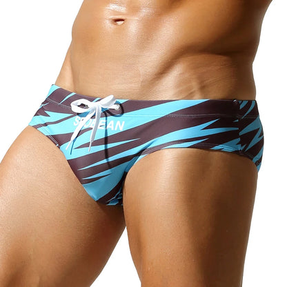 Low-Rise Bikini Swim Brief – 6 Colours | M–2XL | Polyester & Spandex