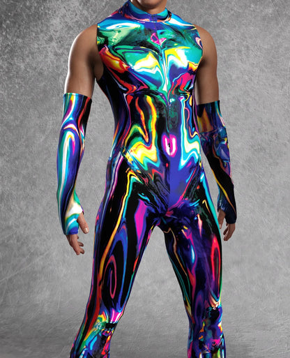 Festival Jumpsuit with Matching Arm Pieces – 4 Bold Designs | S–4XL