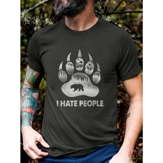 Bear Graphic T-Shirt – 14 Styles | S–6XL | Polyester