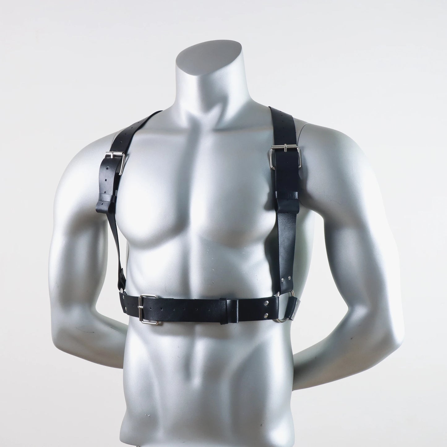 Faux Leather Shoulder Harness – Bold Statement Accessory | One Size
