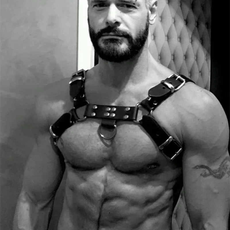 Butch Body Harness – Black | One Size | Faux Leather