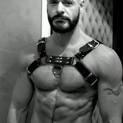 Butch Body Harness – Black | One Size | Faux Leather