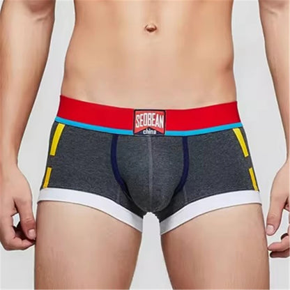Low-Rise Cotton Boxer Briefs – 8 Colours | M–2XL | Cotton & Elastane