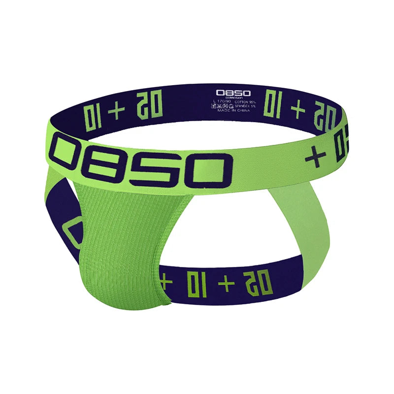 High-Cut Jockstrap – 7 Colours | M–2XL | Nylon & Polyester