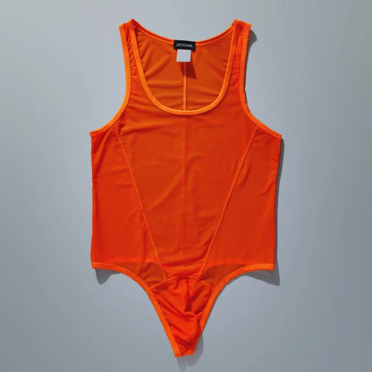 Jockmail Mesh Bodysuit Jockstrap – 6 Colours | M–XL | Nylon & Elastane