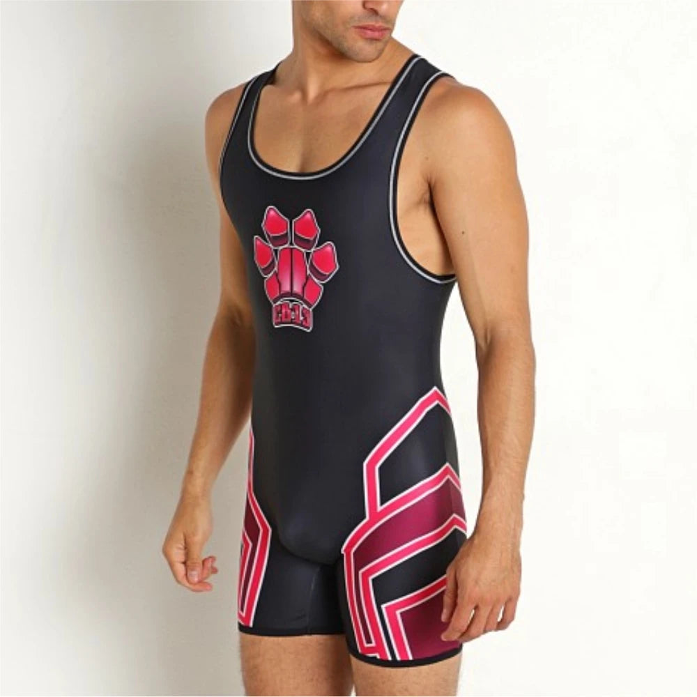 Men's Zipper-Back Singlet – One-Piece Sleeveless Gym & Fitness Top