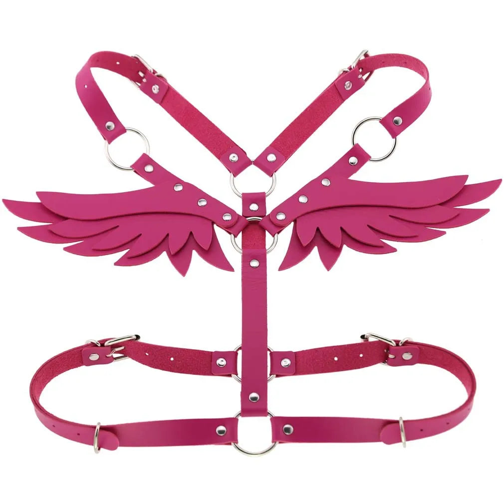 Angel Wings Harness Belt – 6 Colours | Synthetic Leather