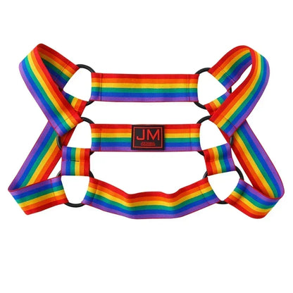 Jockmail Rainbow Body Harness | 2 Styles | One Size