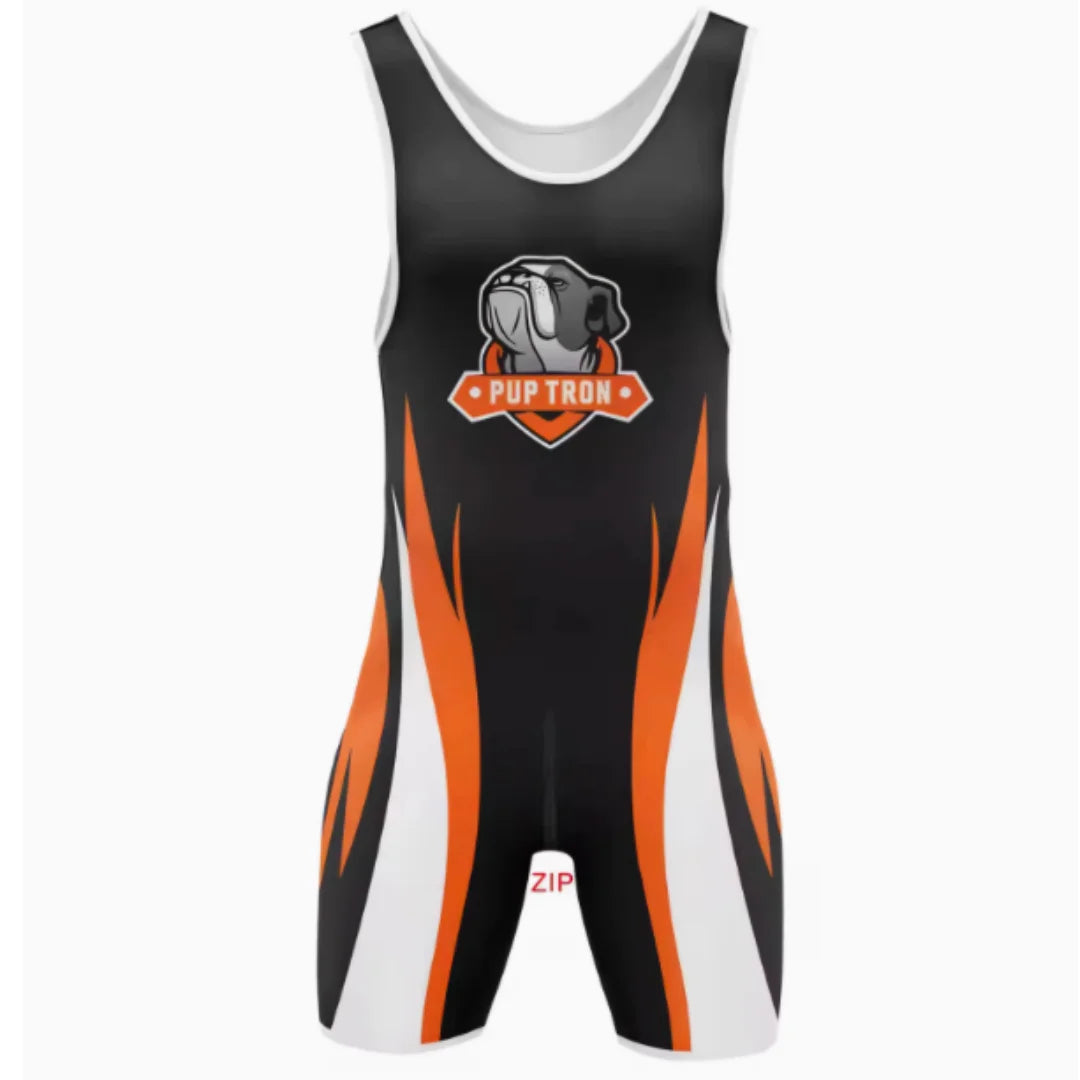 Zipper Wrestling Suit – 5 Colours | S–5XL | Lycra