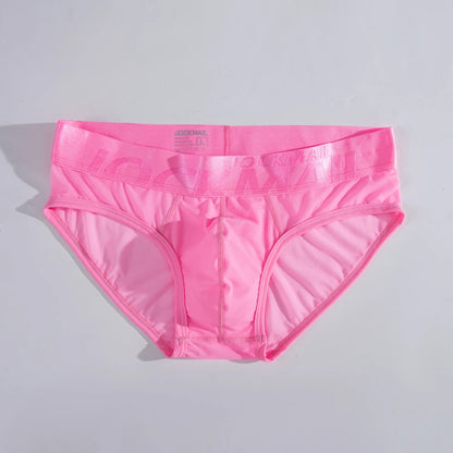 Ice Silk Transparent Brief – Sheer Men’s Underwear | M–2XL