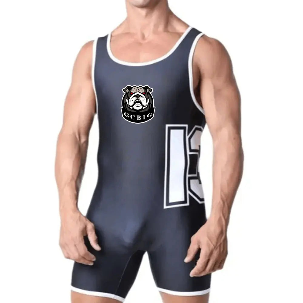 Stretch Wrestling Singlet – 6 Colours | S–6XL | Lycra